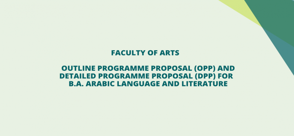 BA Arabic | Faculty Of Arts